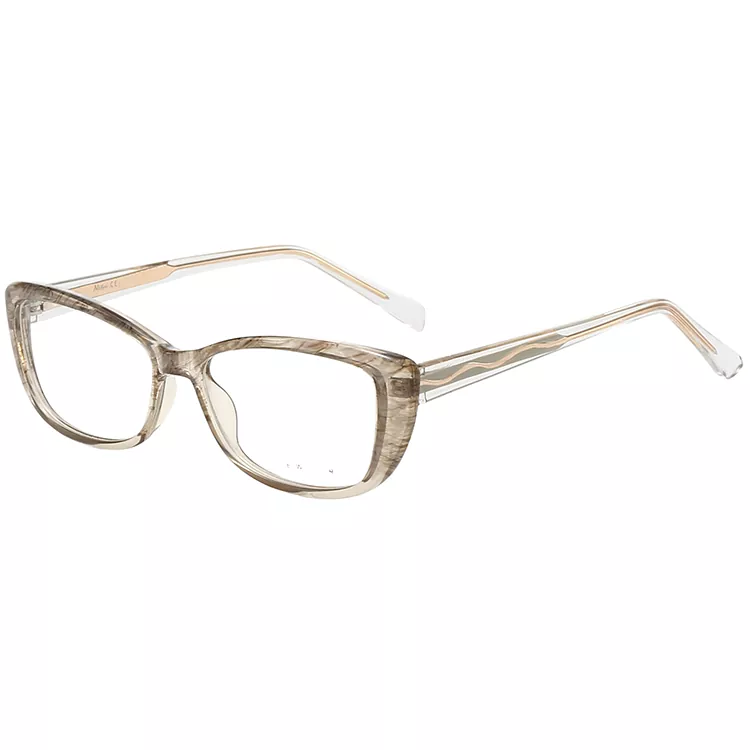 Wave-patterned colored Core Wire Temple TR90 Frames