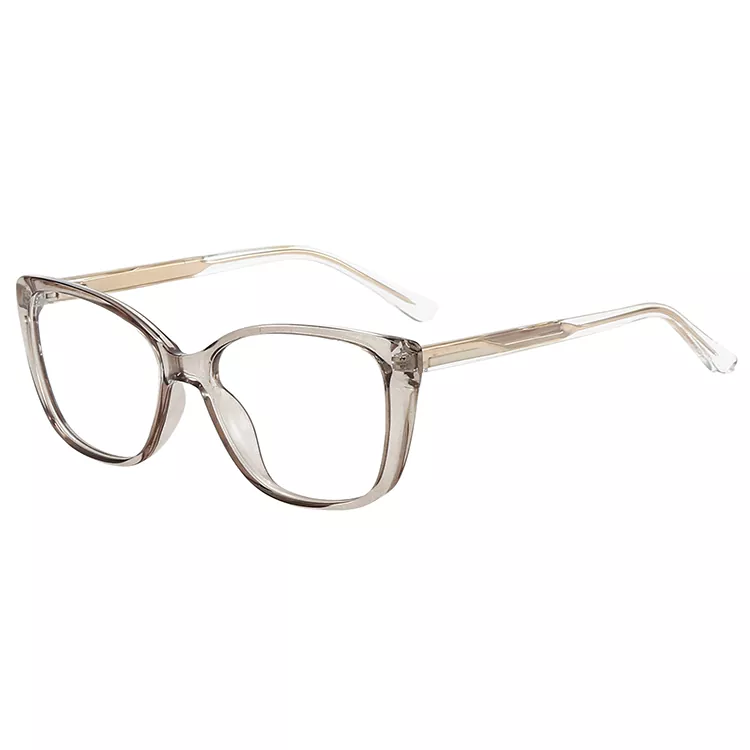 Blade Straight Pattern Colored Core Wire Temple Eyeglasses